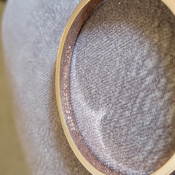 Kate SPADE Rose Goldtone Rhinestone Clamp Bangle Moto Bracelet - Picture 3 of 8